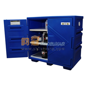 强腐蚀性化学品安全储存柜，22Gal/83L/蓝色/线性低密度聚乙烯