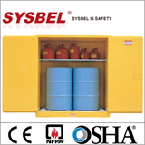 易燃液体安全储存柜（油桶型），110Gal/415L/黄色/手动/两桶型