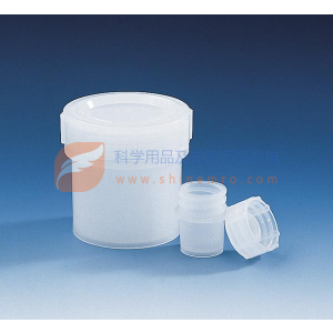 样品罐/旋盖，PE-LD，180 ml，锥形，带盖
