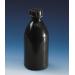 窄口瓶，PE-LD材质，500 ml，GL 25，棕色